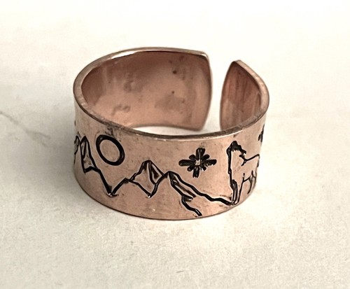 Copper open back design - open,