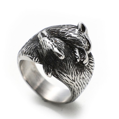 Vintage viking double wolf - viking,